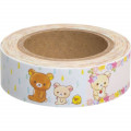 San-X Japanese Washi Paper Cutting Masking Tape - Rilakkuma Bear Raining Day - 2