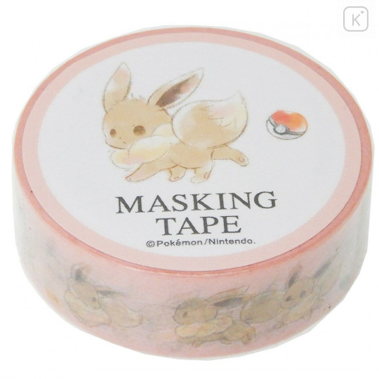 Japan Pokemon Washi Paper Masking Tape - Eevee - 1