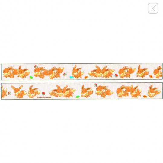 Japan Pokemon Washi Paper Masking Tape - Eevee - 4