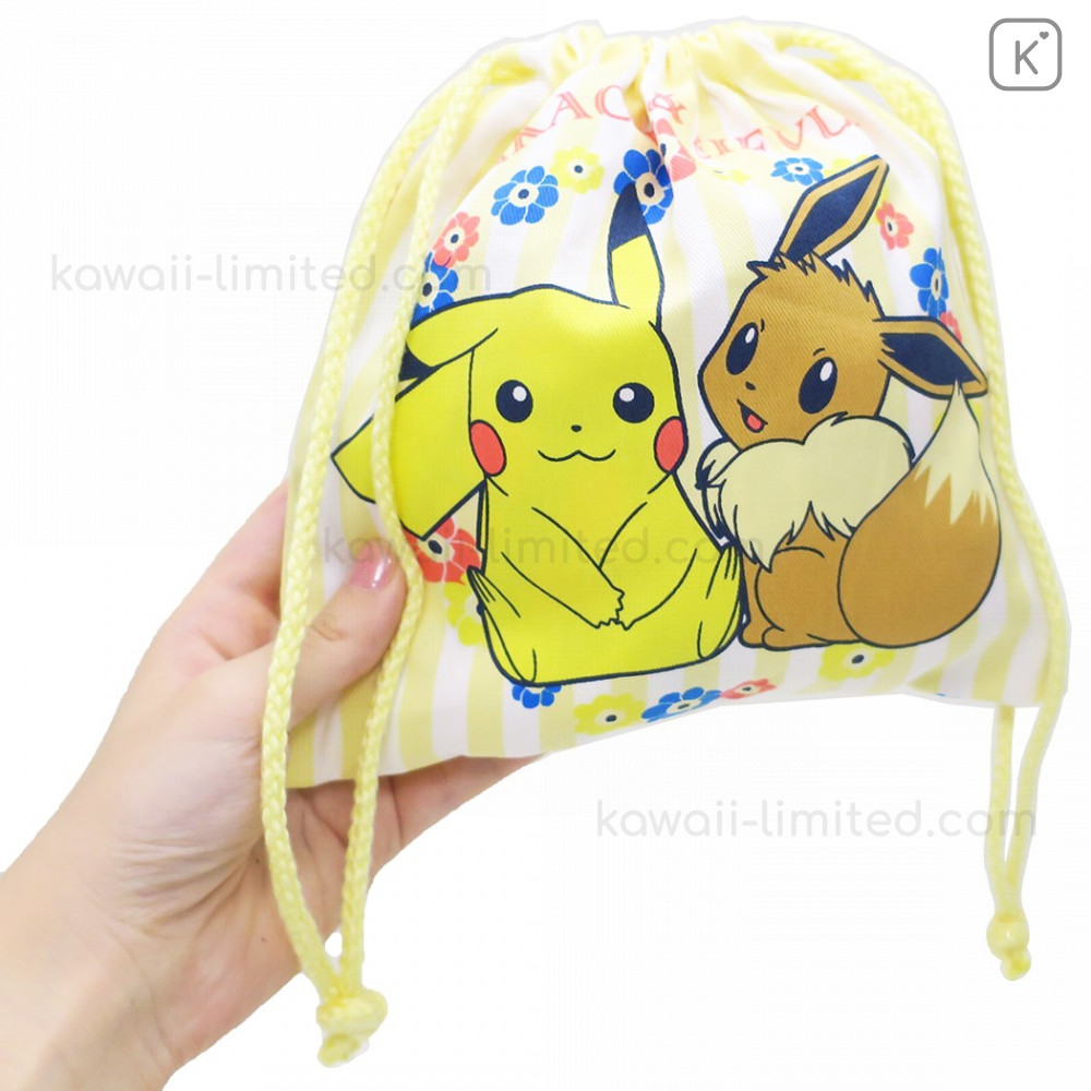 Pokemon Reversible Sacoche Bag Berry ’s forest Pikachu Eevee Japan NEW 