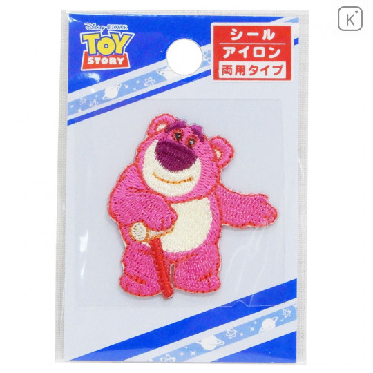 Japan Disney Embroidery Applique Patch - Toy Story Lotso Bear - 1