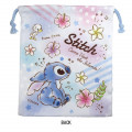 Japan Disney Drawstring Bag - Stitch Ohana - 2