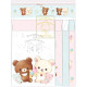 Japan San-X Letter Writing Volume Set - Rilakkuma / Korilakkuma & Chairoikoguma Ice Cream