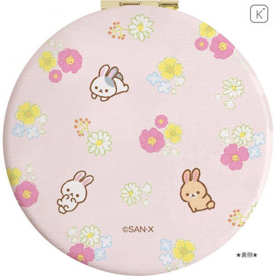 Japan San-X Rilakkuma Hand Mirror - Easter Rabbit Pink - 3