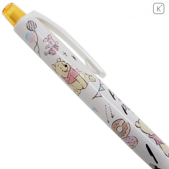 Japan Disney Uni Kuru Toga Auto Lead Rotation 0.5mm Mechanical Pencil - Pooh & Piglet Beige - 2