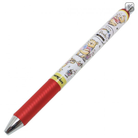 Japan Disney EnerGize Mechanical Pencil - Winnie the Pooh Red - 1