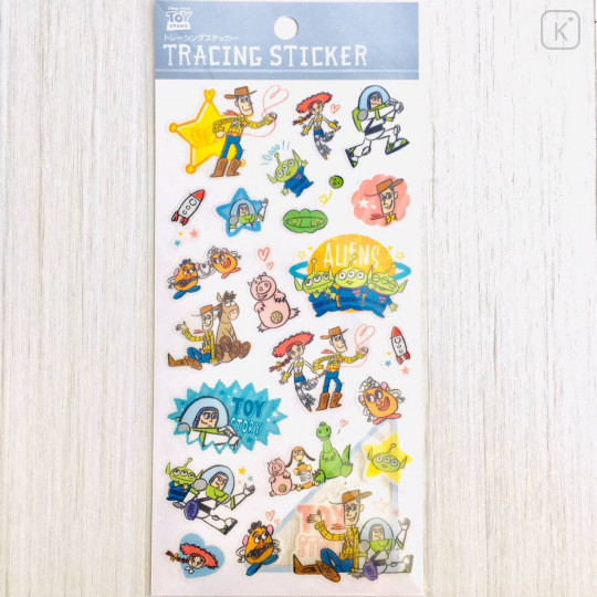 Japan Disney Sticker - Toy Story Characters Tracing Sticker - 1