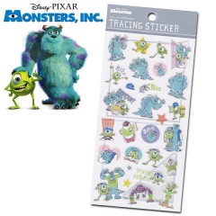 Japan Disney Tracing Sticker - Monster Mike & Sulley