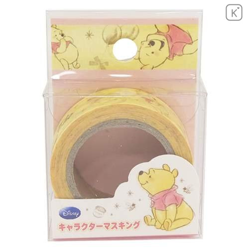 Japan Disney Washi Paper Masking Tape - Winnie the Pooh Smile - 1