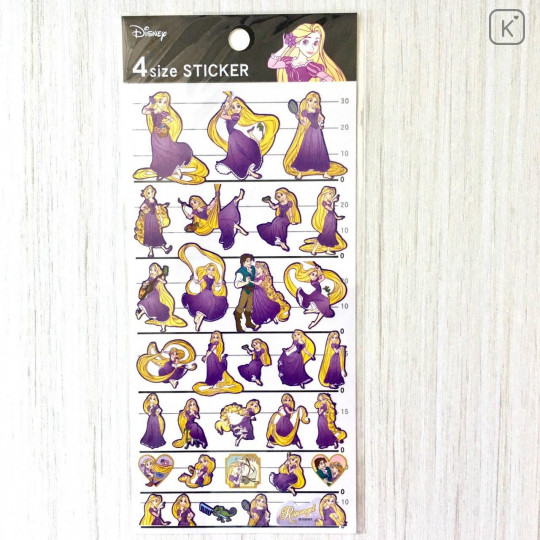 Japan Disney 4 Size Sticker - Princess Rapunzel A - 1