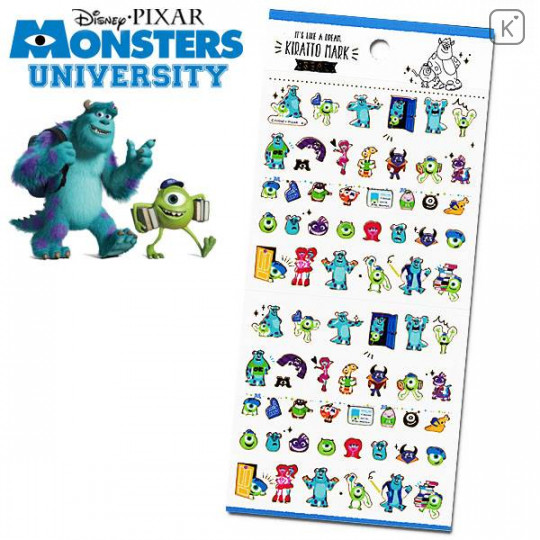Japan Disney Kiratto Mark Seal Sticker - Monster University - 1