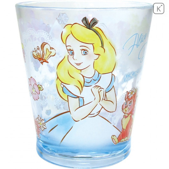 Japan Disney Alice in Wonderland Acrylic Tumbler Clear Airy - 1