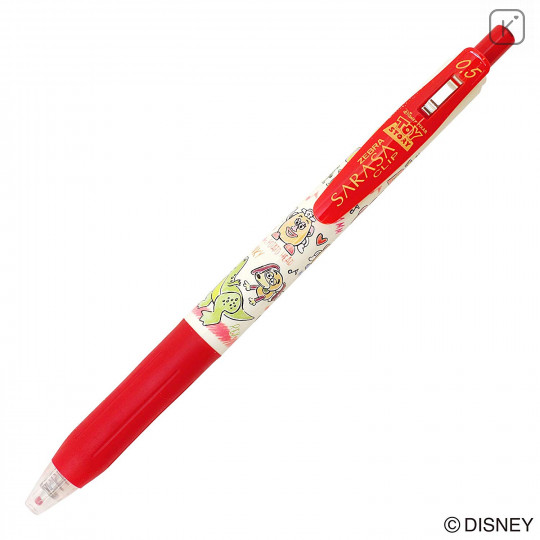 Japan Disney Sarasa Clip Gel Pen - Toy Story / Red - 1