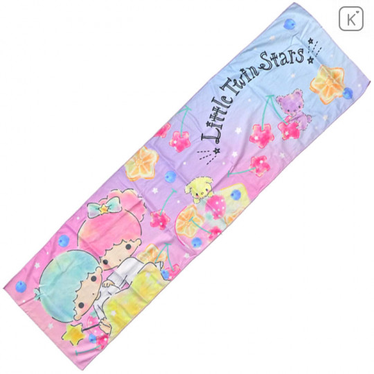 Japan Sanrio Little Twin Stars Cool Towel - Purple Pink - 1