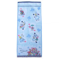 Japan Disney Fluffy Towel - Alice in Wonderland Poker Blue - 1