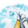 Japan Disney Alice in Wonderland Fluffy Wash Towel - Dreamy Blue - 3