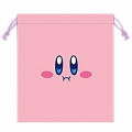 Japan Nintendo Drawstring Bag - Kirby Face - 1