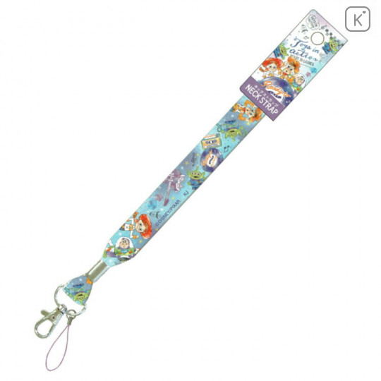 Japan Disney Neck Strap - Toy Story Characters Blue - 1