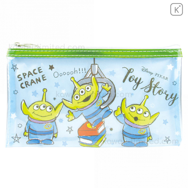 Japan Disney Clear Makeup Pouch Bag Pencil Case (M) - Toy Story Alien ...