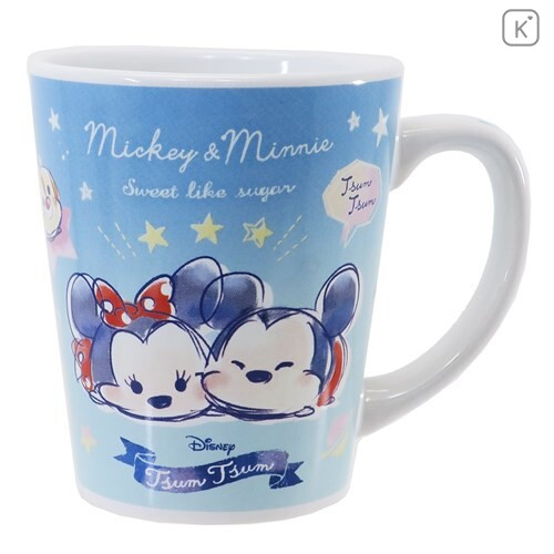Japan Disney Ceramic Mug - Tsum Tsum Dreamy with Gift Box Set - 1