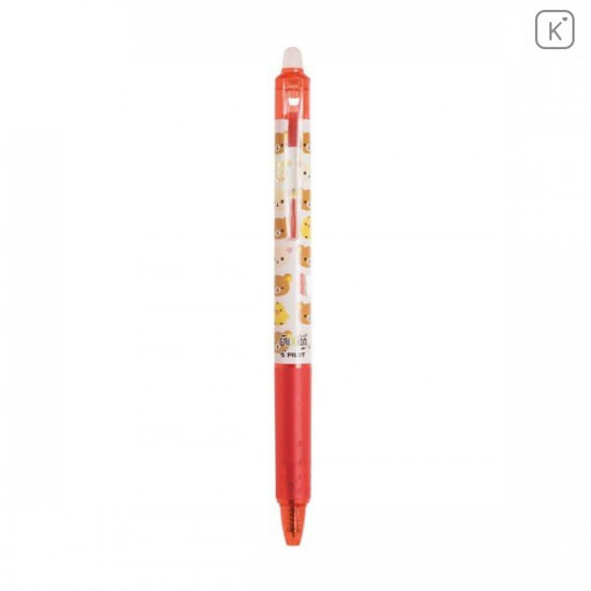 Japan San-X Rilakkuma FriXion Erasable 0.5mm Gel Pen - Red - 1