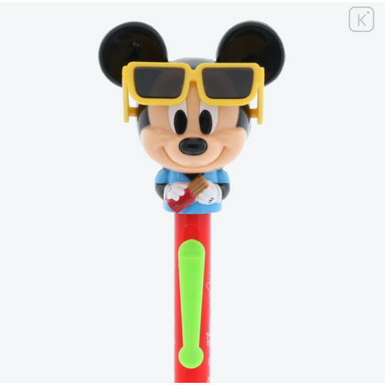 Japan Disney Resort Limited Big Head Moving Glasses Ball Pen - Mickey - 1