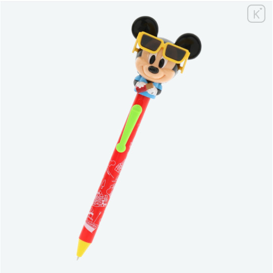 Japan Disney Resort Limited Big Head Moving Glasses Ball Pen - Mickey - 3