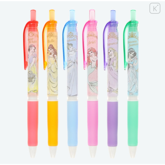 Disney Japan Tokyo Resort Limited Signo Clip 0.5 Gel Pen Set - Princess Gathering Set - 1