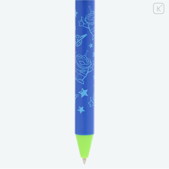 Japan Disney Resort Limited Big Head Moving Glasses Ball Pen - Toy Story Alien Little Green Men - 4