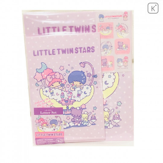 Japan Sanrio Stationery Letter Set - Little Twin Stars / Bath - 1