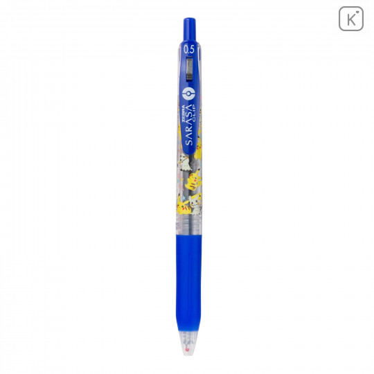 Japan Pokemon Sarasa Clip Gel Pen - Pikachu / Blue - 1