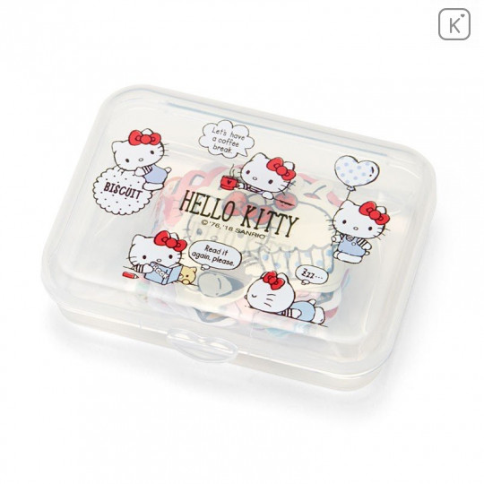 Japan Sanrio Masking Seal Sticker - Hello Kitty with Case - 1