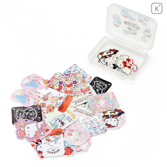 Japan Sanrio Masking Seal Sticker - Hello Kitty with Case - 2