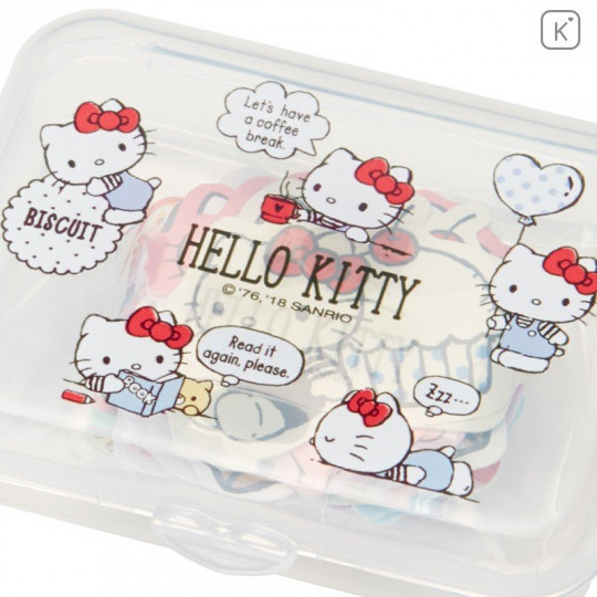 Japan Sanrio Masking Seal Sticker - Hello Kitty with Case - 3