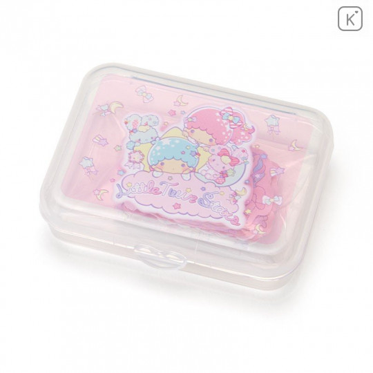Japan Sanrio Masking Seal Sticker - Little Twin Stars with Case - 1