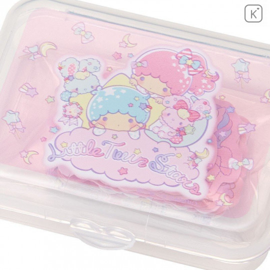 Japan Sanrio Masking Seal Sticker - Little Twin Stars with Case - 3