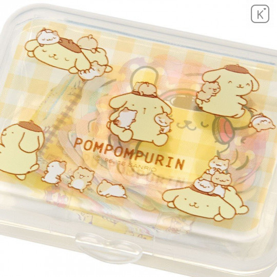 Japan Sanrio Masking Seal Sticker - Pompompurin Pudding Dog with Case - 3