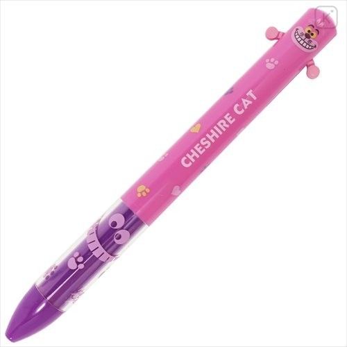 Japan Disney Two Color Mimi Pen - Cheshire Cat & Paw - 1