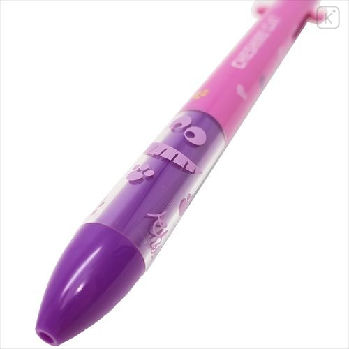 Japan Disney Two Color Mimi Pen - Cheshire Cat & Paw - 3