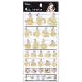 Japan Disney 4 Size Sticker - Beauty and the Beast Belle - 1