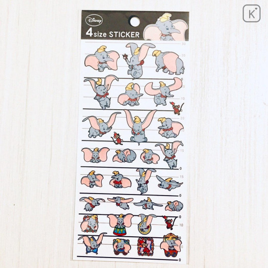 Japan Disney 4 Size Sticker - Dumbo - 1