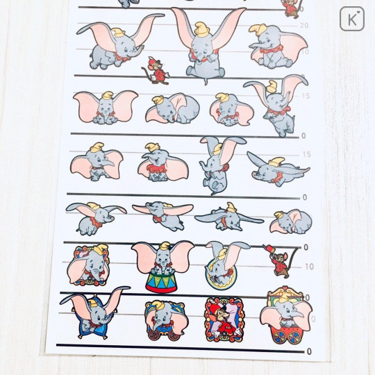 Japan Disney 4 Size Sticker - Dumbo - 2