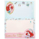 Japan Disney Letter Envelope Set - Little Mermaid Ariel My Closet