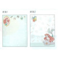Japan Disney Letter Envelope Set - Little Mermaid Ariel My Closet - 3