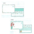 Japan Disney Letter Envelope Set - Little Mermaid Ariel My Closet - 4
