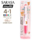 Japan San-X Sarasa Multi 4+1 Pen & Pencil - Rilakkuma Relax Bear Pink