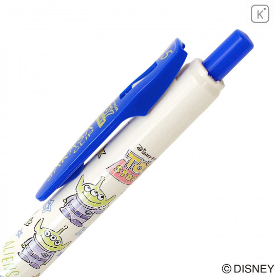 Japan Disney Sarasa Clip Gel Pen - Aliens / Cobalt Blue - 4