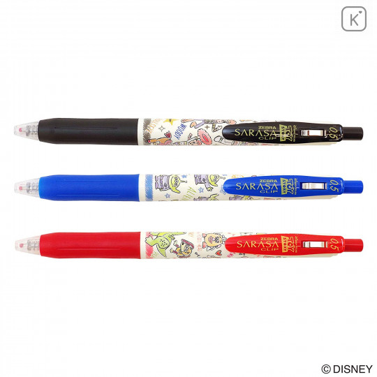 Japan Disney Sarasa Clip Gel Pen - Toy Story / Black - 4