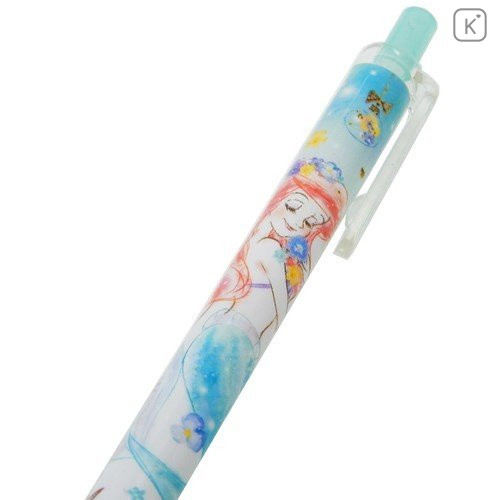 Japan Disney Mechanical Pencil - Princess Little Mermaid Ariel Watercolour Blue - 3