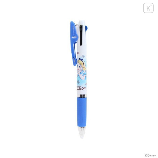 Japan Disney Jetstream 3 Color Multi Ballpoint Pen - Alice in the Wonderland & Cloud - 1